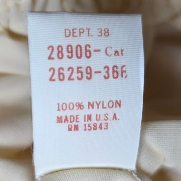 Vintage 70’s Sears Pale Yellow Maxi Nightgown Dress M (36) - Picture 11 of 11